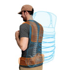 Roll-Top Internal-Frame Hiking Backpack with Rain Cover, 50-70L