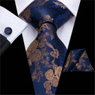Purple Paisley Silk Tie Set for Men - VacationGrabs