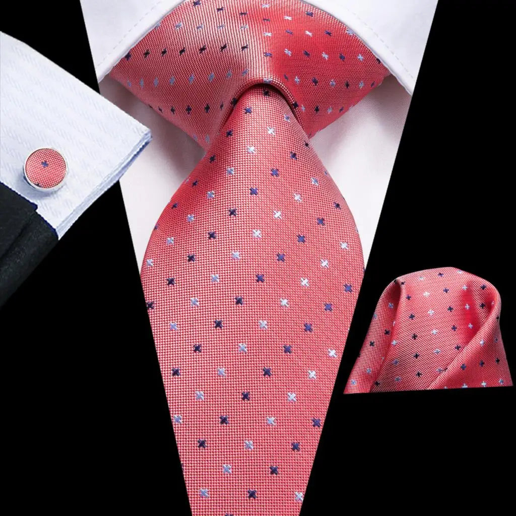 Men's Stylish Polka Dot Tie Collection