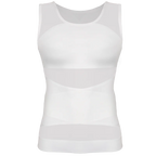 Mens Compression Shirts Body Shaper Slimming Undershirt Tank Tops  Sleeveless Workout Tummy Control Shapewear Vest