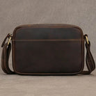 Crazy Horse Leather Messenger Bag Crossbody Shoulder Bag for Men - VacationGrabs