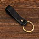 Genuine Leather Key Case for Men & Women Crazy Horse Wallet Key Holder - VacationGrabs