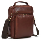 Leather Shoulder Crossbody Bag – Men's Sling Messenger - VacationGrabs