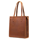 Large Designer Leather Briefcase Totes Cowhide Handbag - VacationGrabs
