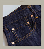 Red Tornado Selvedge Denim Jeans Loose Fit Straight Leg Pants Amekaji