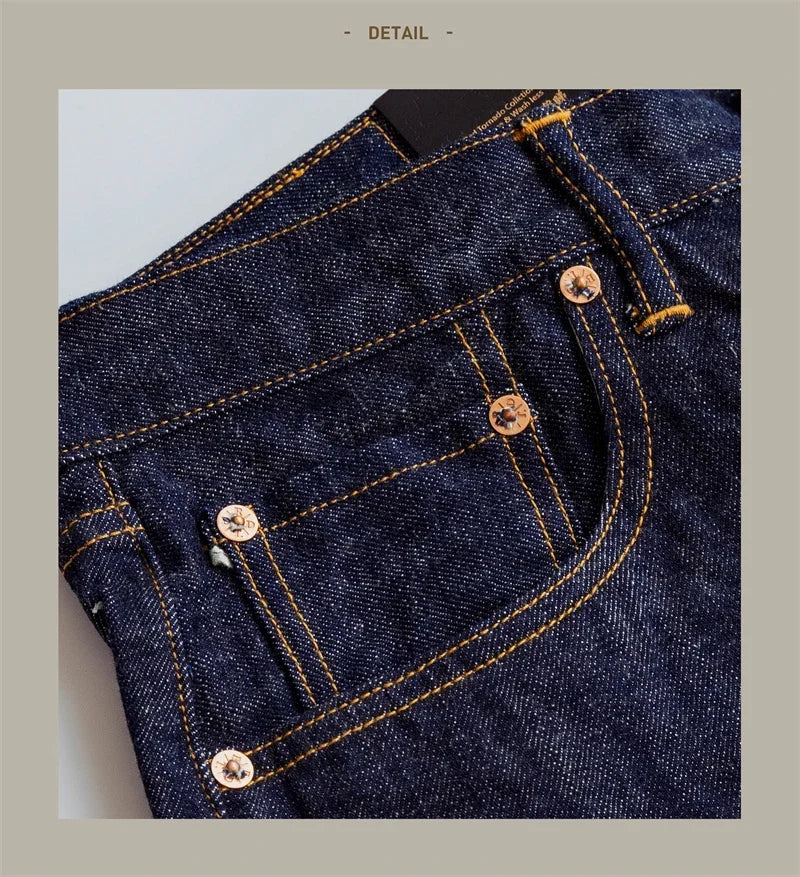 Red Tornado Selvedge Denim Jeans Loose Fit Straight Leg Pants Amekaji