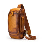 Luxury Designer Chest Bag for Men Vintage Single Shoulder Sling - VacationGrabs