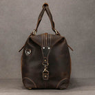 Fashion Leather Men’s Travel Duffle Bag Weekender - VacationGrabs