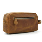 Genuine Leather Toiletry Bag for Men and Women - VacationGrabs
