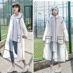 Adult Hooded Raincoat Outdoor Rainwear Transparent - VacationGrabs
