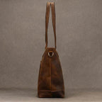 Luxury Designer Women’s Leather Shoulder Bag Laptop Crossbody Tote - VacationGrabs