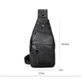 High-Quality Men’s Leather Waist Bag Crossbody Belt Pouch - VacationGrabs