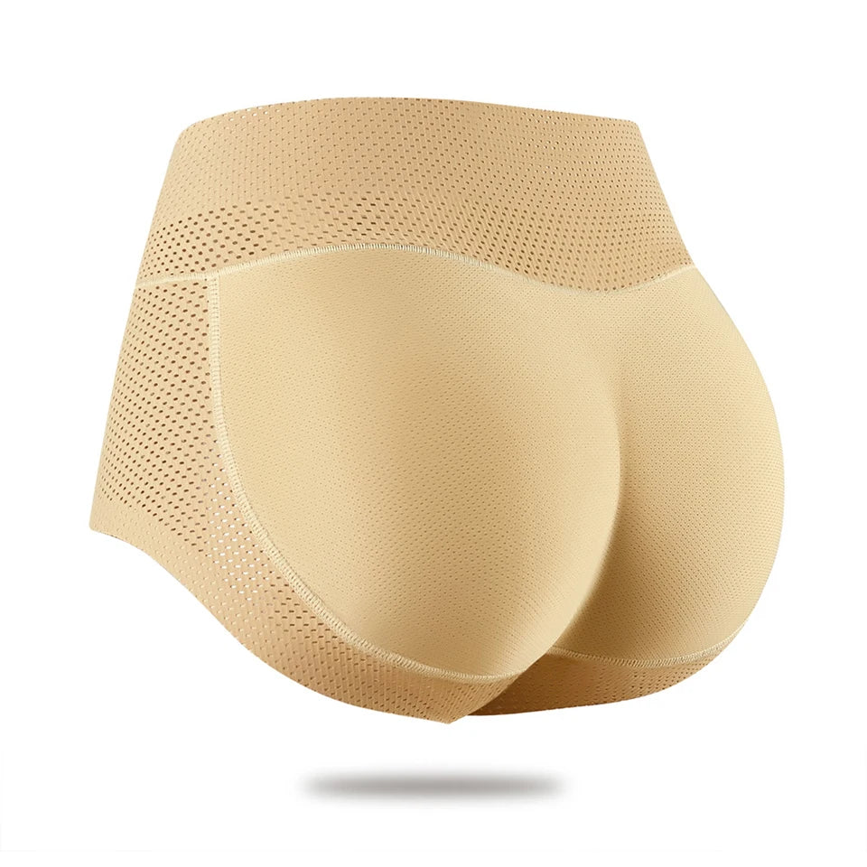 Padded Butt Lifter Shapewear Panties, High Waist Control