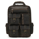 High Capacity Leather Backpack Luxury Design Men’s Travel Bag - VacationGrabs