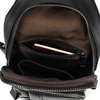 Men's Genuine Leather Sling Bag – Soft Cowhide Crossbody