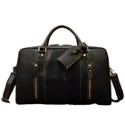 Designer Genuine Leather Travel Bag Cowhide Weekend Duffle Bag - VacationGrabs