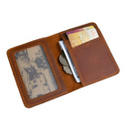 Small Bifold Wallet for Men & Women Slim Leather Coin Card Holder - VacationGrabs