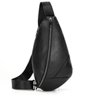 Leather Chest Bag Genuine Leather Crossbody Sling Bag for Men - VacationGrabs