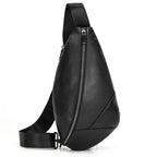 High-Quality Men’s Leather Waist Bag Crossbody Belt Pouch - VacationGrabs