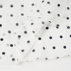 VacationGrabs Polka Dot Floor-length Chiffon Skirt French Style Ruffled Mesh A-line Skirts Elegant Maxi Bottoms High Waist Streetwear