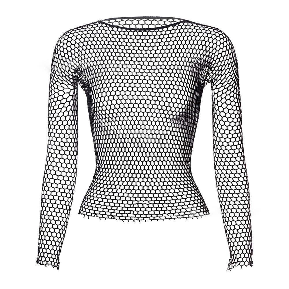 Women's Stylish Mesh Top for Beach and Cruise Wear