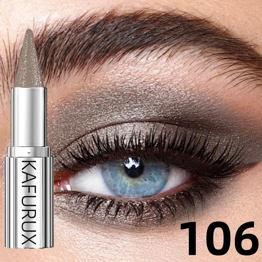 Waterproof Metallic Eyeshadow Pencil - 12 Shimmer Colors