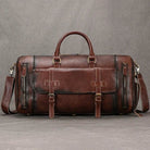 Crazy Horse Leather Duffle – Large Capacity Travel Weekender - VacationGrabs