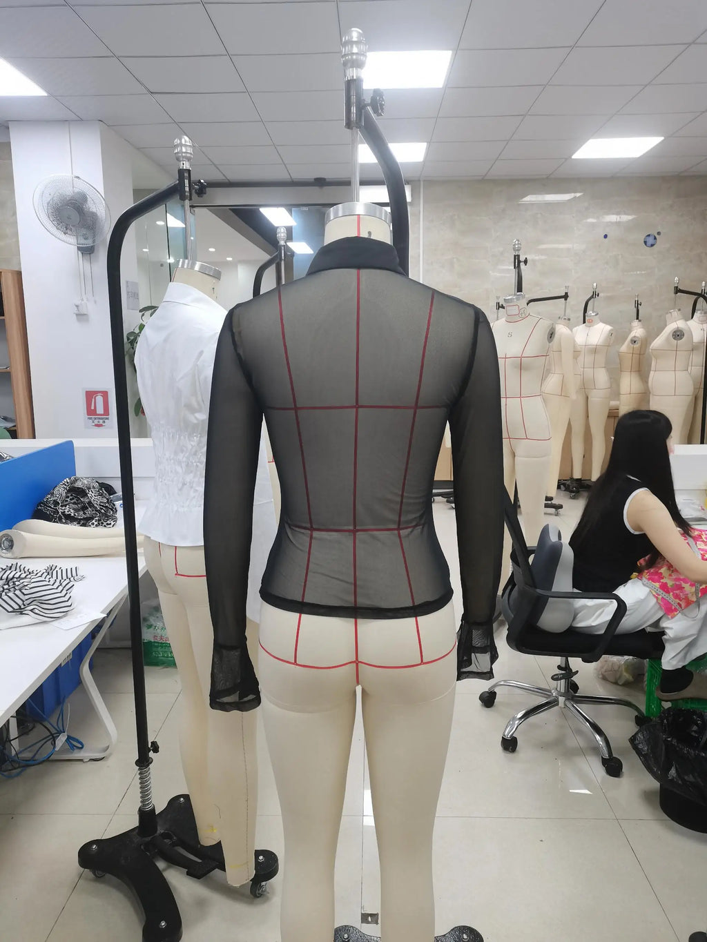 VacationGrabs Sheer Button Down Shirts for Women See Through Mesh Long Sleeve Button Up Blouse Shirt Sexy Going Out Tops Streetwear