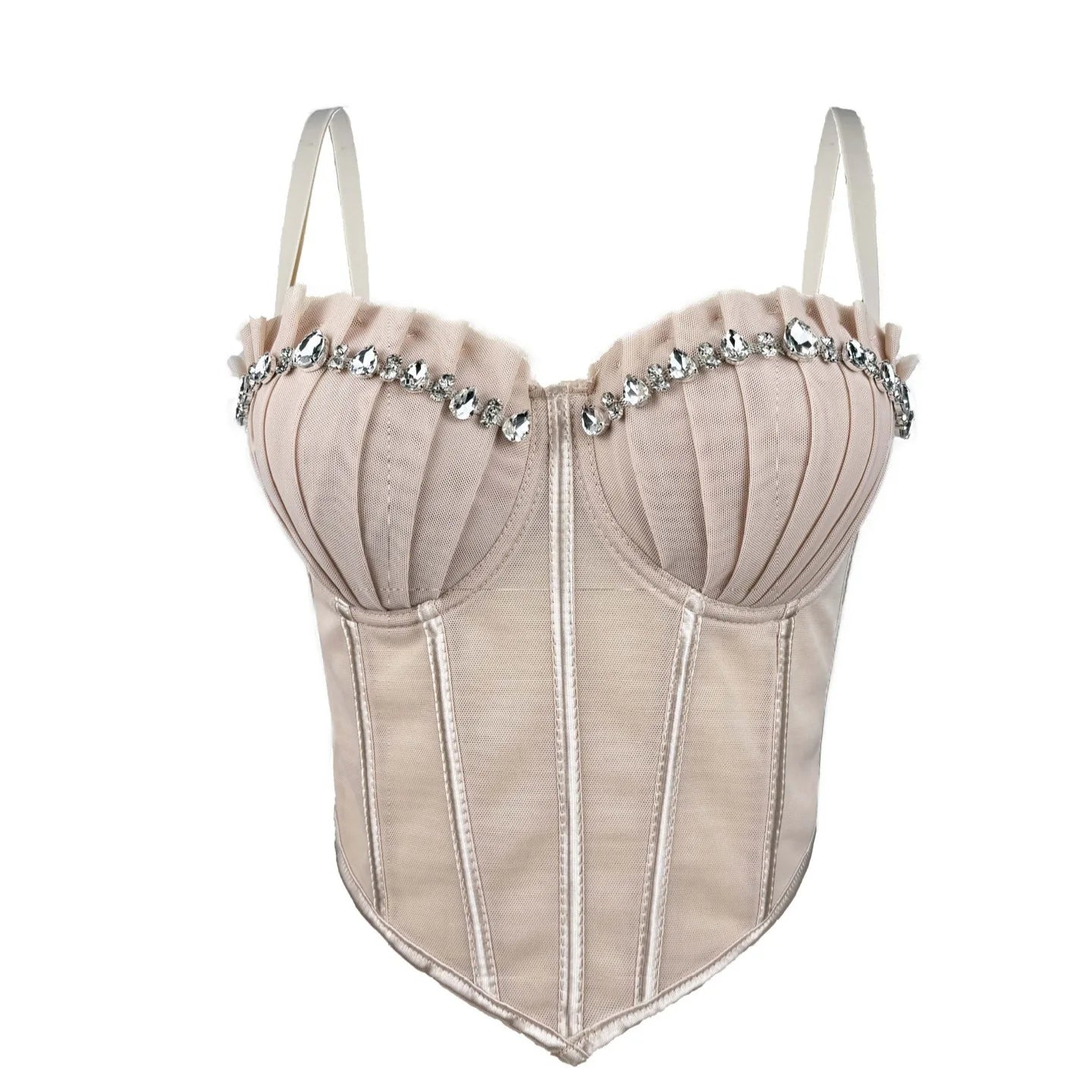 VacationGrabs Alluring Clubwear Bustier Shirt with