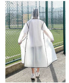 Adult Hooded Raincoat Outdoor Rainwear Transparent - VacationGrabs