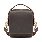 Vintage Leather Crossbody Bag Men Small Shoulder Sling Bag - VacationGrabs