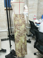 VacationGrabs Sexy Women Sheer Mesh Maxi Skirt Zebra Leopard Print Low Waist Flowy Beach Cover Up Skirt Summer Vacation Party Skirt