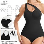 Halter Neck Bodysuit Shapewear - Backless Tummy Control