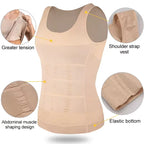 Men's Compression Slimming Tank Top with Tummy Control