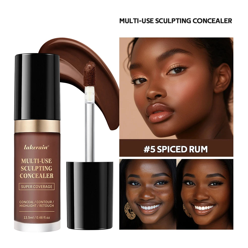Multi-Use Cream Concealer, Oil-Free Full Coverage Makeup