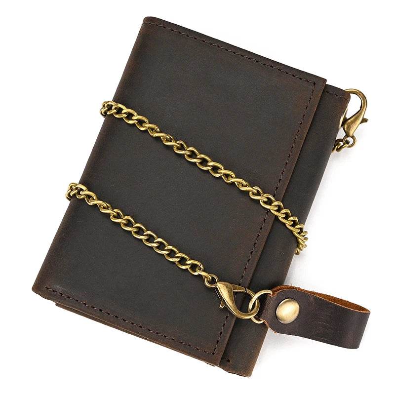 Luxury Brand Designer Men’s Leather Wallet with Coin Pouch & Card Holder - VacationGrabs