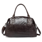 Soft Cowhide Leather Duffle Bag Large Capacity Men’s Weekend Bag - VacationGrabs