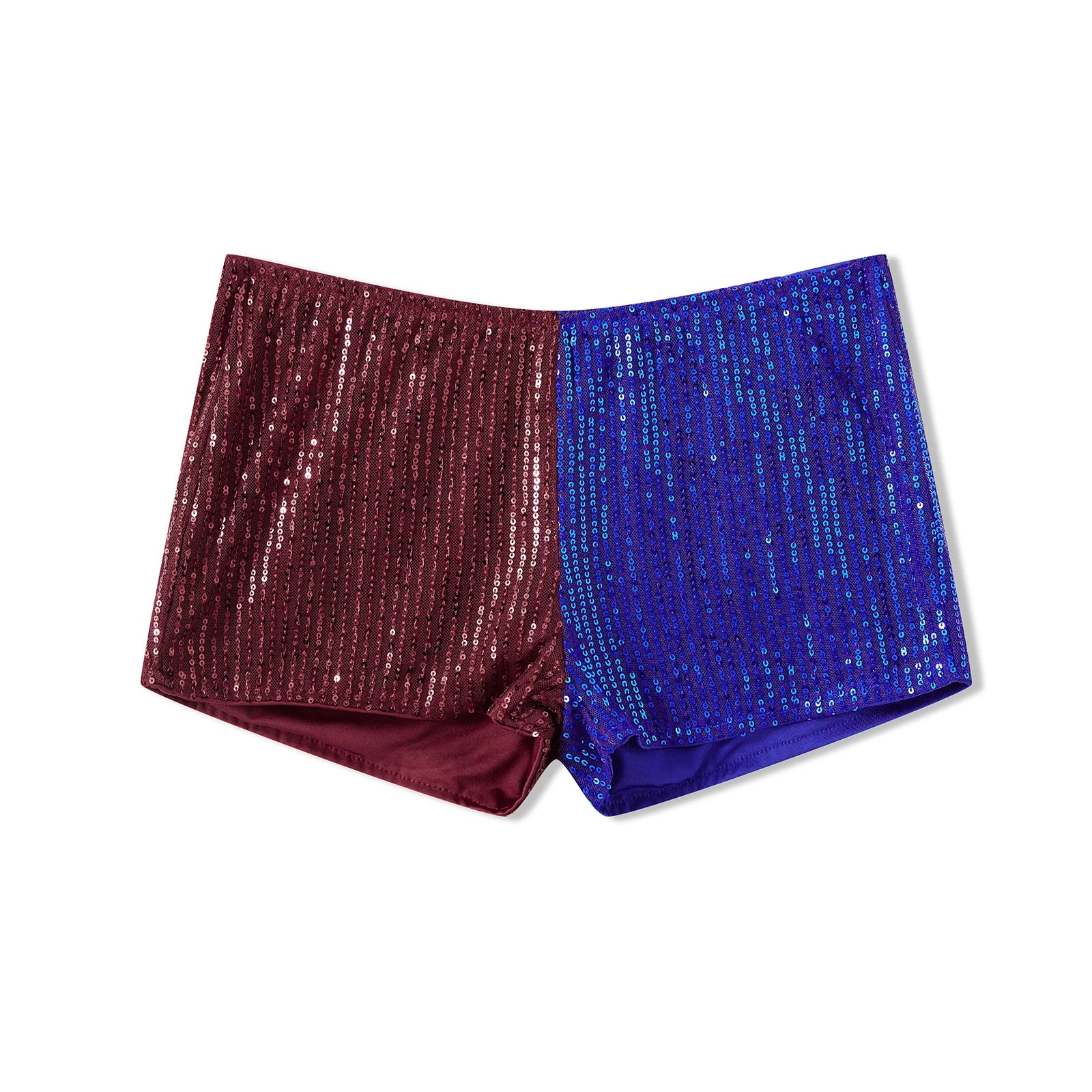 VacationGrabs Women Y2k Sparkly Sequin Shorts Sexy Glitter Low Rise Elastic Waistband Hot Pants Rave Party Club Streetwear Outfit