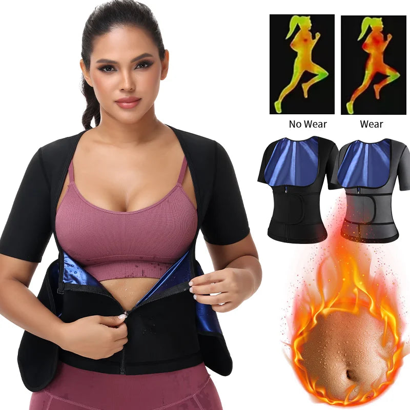 Women's Sauna Sweat Waist Trainer Corset Top