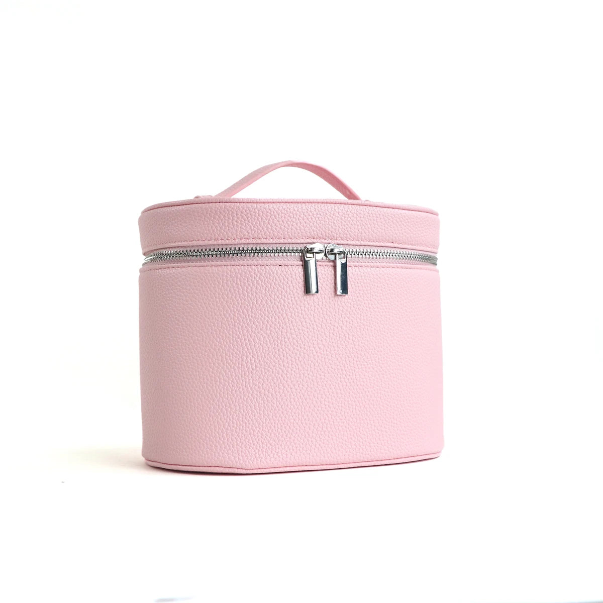 Personalized Travel Friendly Cosmetic Bag, Large-Capacity PU Leather
