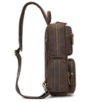 Genuine Leather Vintage Sling Bag for Men | Chest Pack
