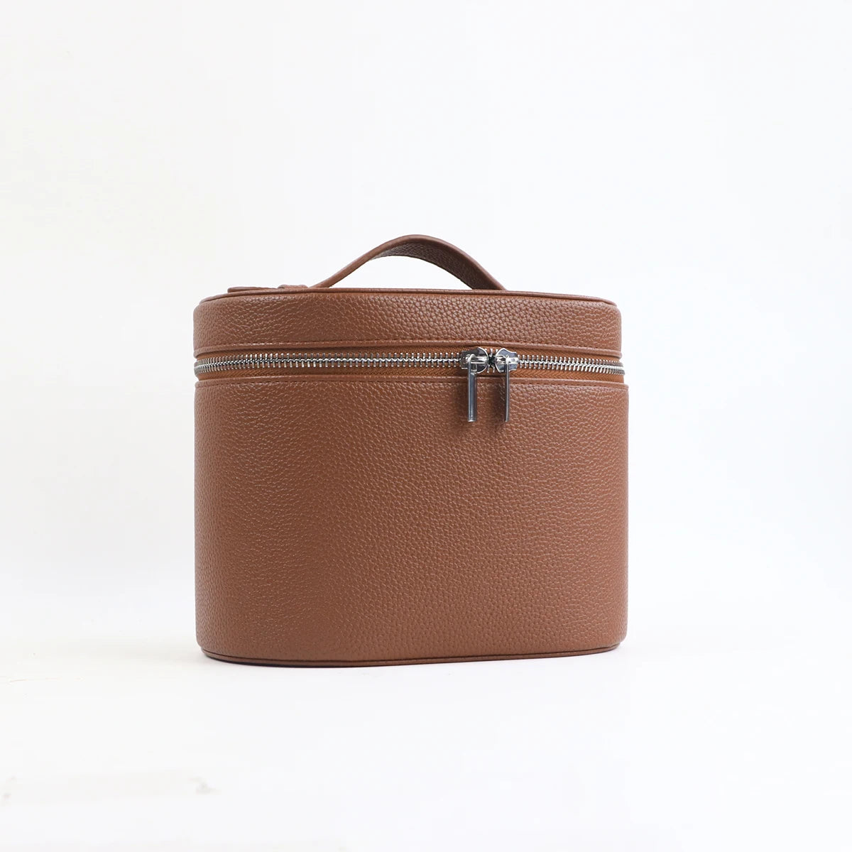 Personalized Travel Friendly Cosmetic Bag, Large-Capacity PU Leather