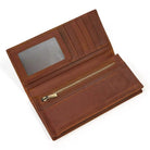 High-Quality Zipper Leather Wallet for 6-inch iPhone Vintage Designer - VacationGrabs