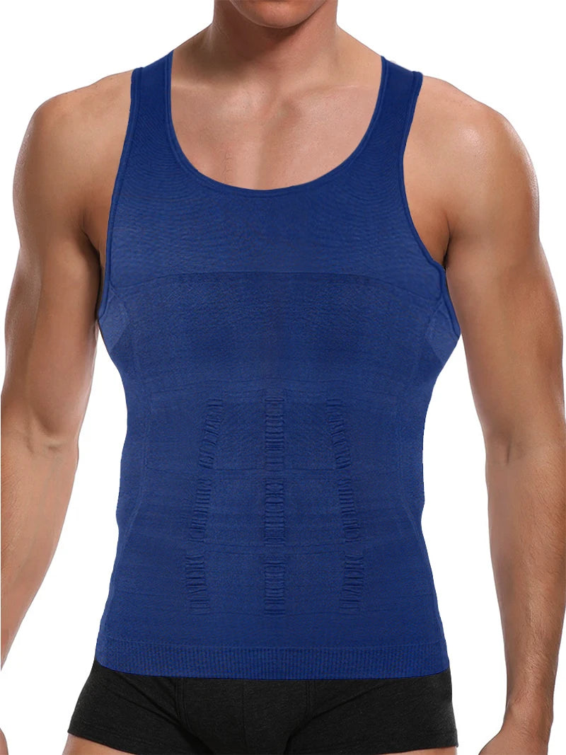 Men's Compression Undershirt for Tummy Control