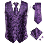 Elegant Floral Necktie How to Tie Set for Men