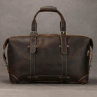 Fashion Leather Men’s Travel Duffle Bag Weekender - VacationGrabs
