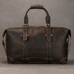 Fashion Leather Men’s Travel Duffle Bag Weekender - VacationGrabs