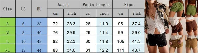 VacationGrabs Y2K Vintage Rivet Faux Suede Micro Shorts Women Low Waist Slim Skinny Hot Pants Retro Streetwear Club Night Mini Shorts