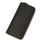 Luxury Men’s Leather Clutch Wallet Embossing Cowhide Long Purses - VacationGrabs