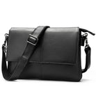 Men’s Genuine Leather Shoulder Messenger Bag Soft Cow Leather Crossbody - VacationGrabs